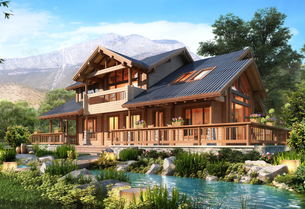 轻质隔墙板在木结构建筑中的应用