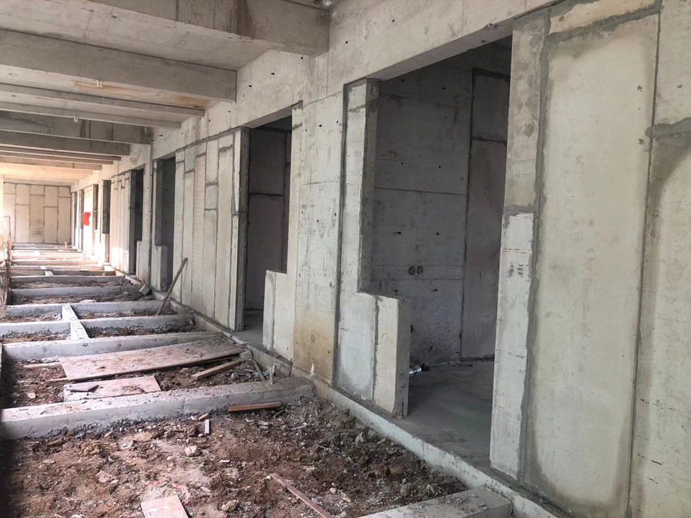 宿舍楼轻质隔墙板安装工程